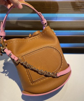 델보 팽 미니 버킷 크로스백